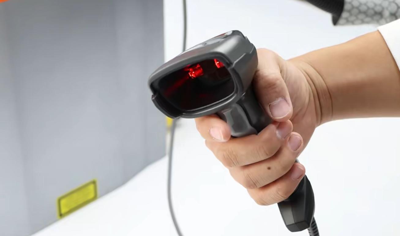 扫码枪头.jpg LZY Portable Laser Marker: Durable Marking for Outdoor Cement(pic6)